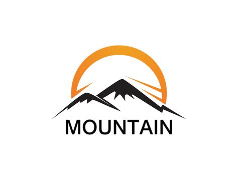 Minimalist Landscape Mountain Logo Design Inspirations Vector Art At Vecteezy