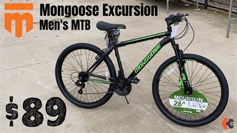 Mongoose Excursion Mens Mountain Bike 29 Inch Wheels 21 Speeds