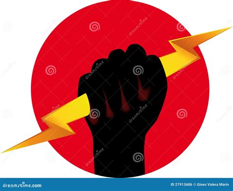 Power Symbol Stock Vector Illustration Of Fist Vector 27913686