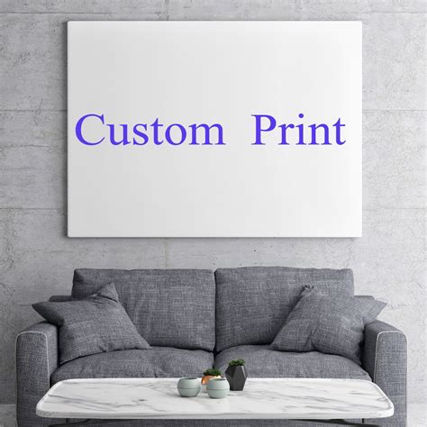 Custom Design Print Drop Shipping Canvas Painting Each Size Rectangle