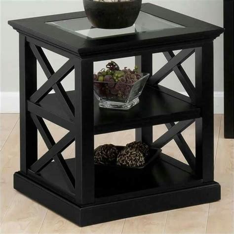 Pin By Shylich On Living Room Black End Tables Contemporary End
