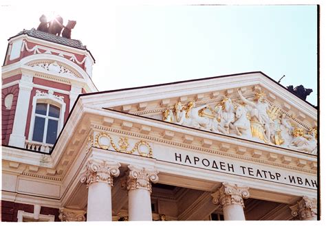 Ivan Vazov National Theatre In Sofia Bulgaria Fujicolor Superia 200