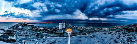 Panoramic Beach Ball Storm Pensacola Vibes