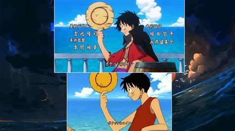 One Piece Opening We Are Episode Comparison Youtube
