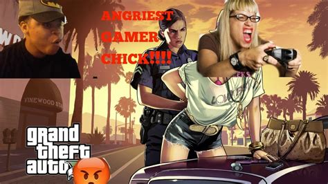 Angriest Gamer Girl On Xbox Live Gta 5 Trolling