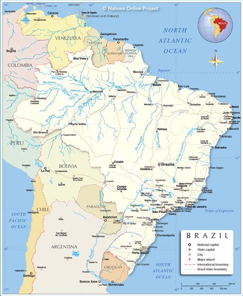 Map Of Brazil Mapofmap1