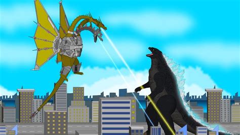 Nuclear godzilla vs king ghidorah | godzilla: Godzilla vs. Mecha King Ghidorah: Save The Future ...