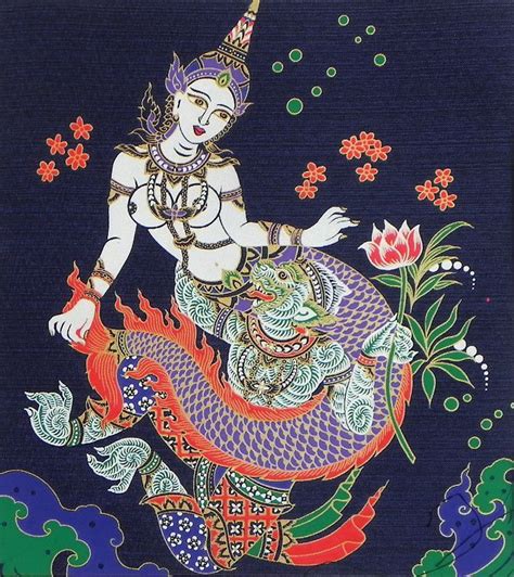 Hanuman With Sovanna Maccha Mermaid Princess Mermaid Art Mermaid