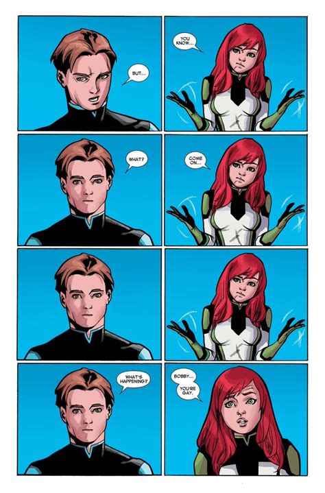 Crazy Ass Moments In X Men History On Twitter Jean Grey Reads Bobby