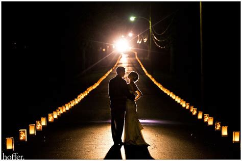 Love Luminaries Night Time Wedding Philadelphia Wedding Photographer