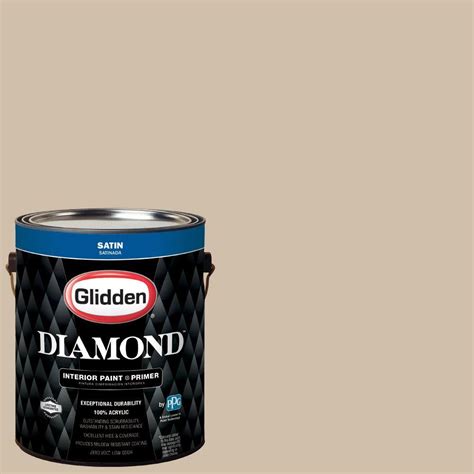 Glidden Diamond 1 Gal Hdgwn07 Sahara Desert Sand Satin Interior Paint