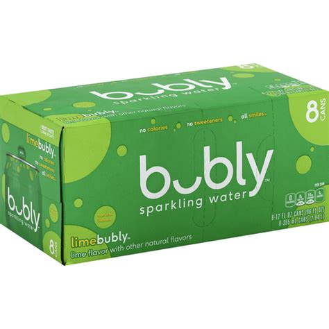 Bubly Sparkling Water Lime Sparkling And Seltzer Reasors