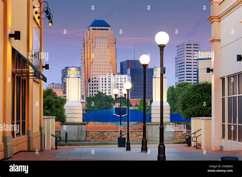Shreveport Louisiana Usa Downtown Cityscape And Riverfront Stock