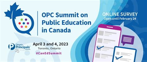 Summit Survey Ontario Principals Council