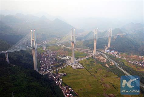 Cable Stayed Chishi Bridge With Main Span Of 380 Meters And Lengths Of