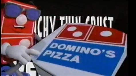 1994 Dominos Thin Crust And Deep Dish Pizza Commercial Youtube