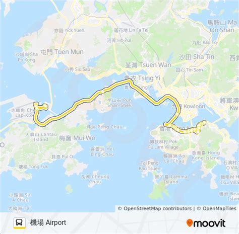 A11 Route Schedules Stops And Maps 機場 Airport Updated