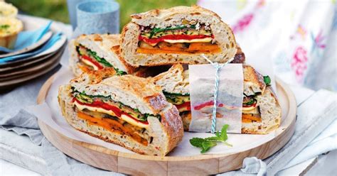Chargrilled Vegetable And Prosciutto Loaf Recipe Recipes Vegetable