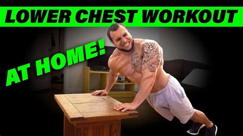 Intense 5 Minute At Home Lower Chest Workout Youtube