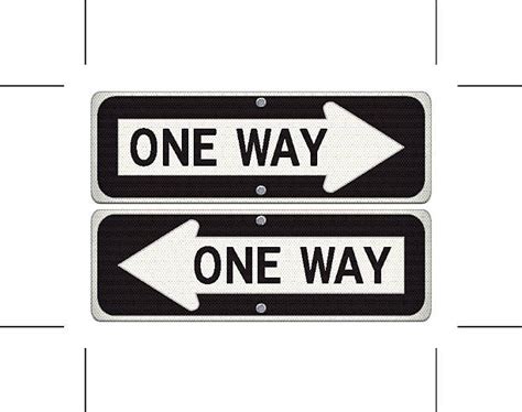 Best One Way Sign Illustrations Royalty Free Vector Graphics And Clip