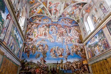 1) the ceiling is really high up, and 2) there are a lot of paintings up there. On This Day In History: Ceiling Of The Sistine Chapel ...