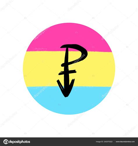 pansexual movement lgbt symbol color flag sexual minorities gays lesbians stock vector image by