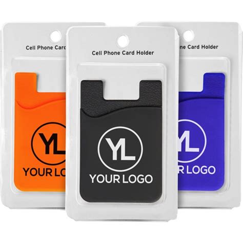 Promotional Cell Phone Card Holder With Packagings With Custom Logo For
