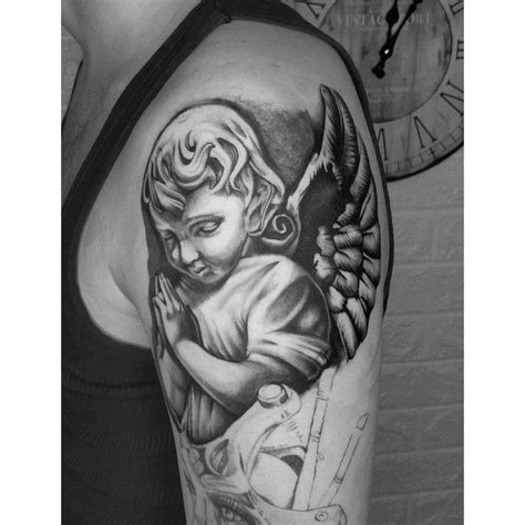 Praying Angels Tattoo Designs
