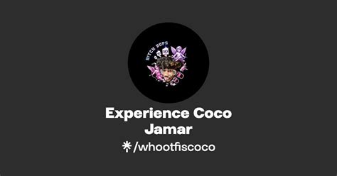 experience coco jamar instagram tiktok linktree