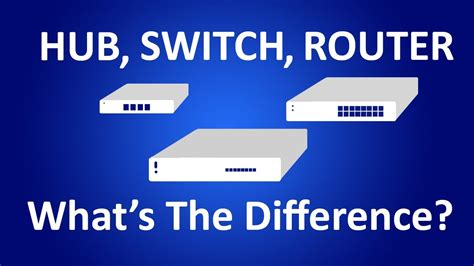 Hub Switch And Router Whats The Difference Youtube