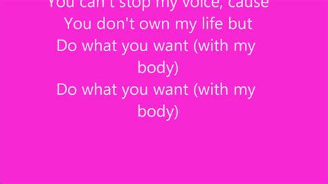 Do What You Want By Lady Gaga Ft Rkelly Lyrics With Music Youtube