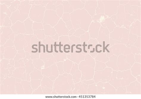 Dry Cracked Earth Pink Color Texture Stock Illustration 451353784
