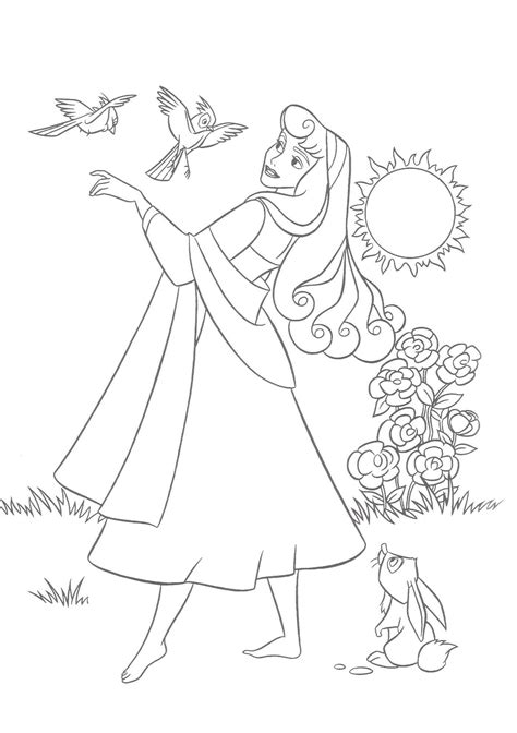 Dibujos De Princesa Aurora Para Colorear Pintar E Imprimir Dibujos De Colorear