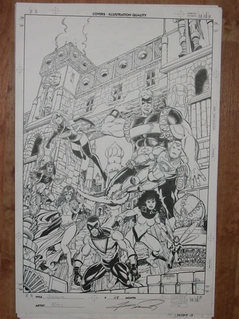 Avengers 29 Cover Perez In Michael Hoseys July 2006 The Avengers