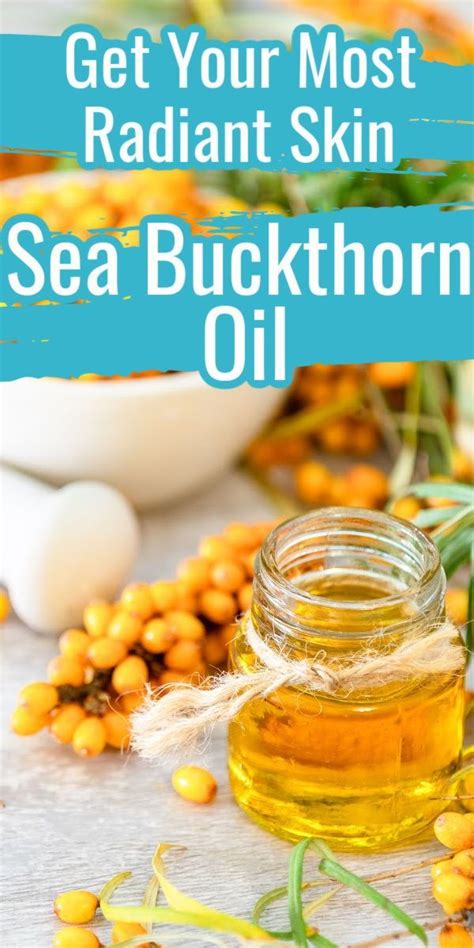 Natural Skin Care Ingredients Skincare Ingredients Seabuckthorn Oil