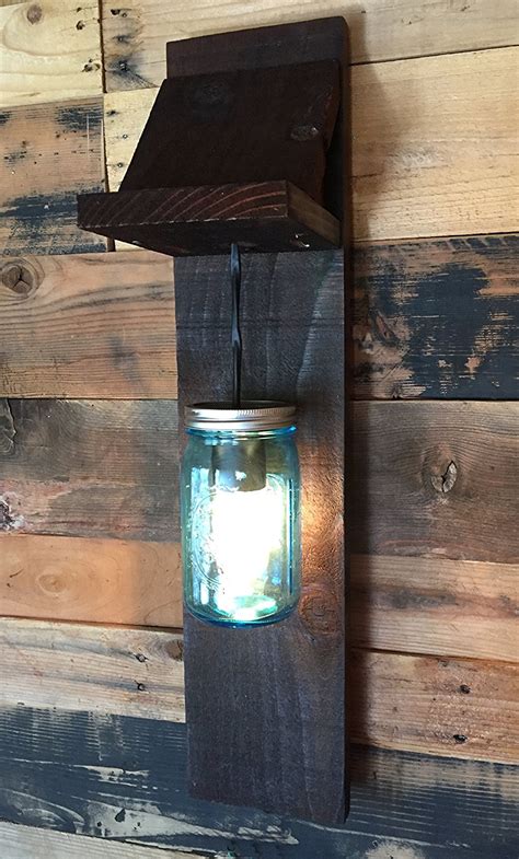 Pair Of Reclaimed Mason Jar Wall Hanging Light Fixtures On Storenvy