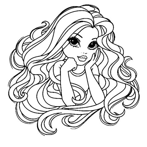 Moxie Girlz Coloring Page5 Coloring Home