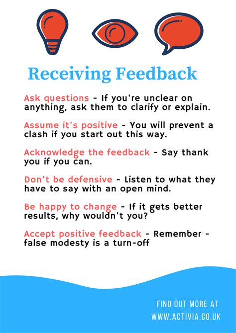 Good Tips About How To Receive Feedback Improve Communication Skills