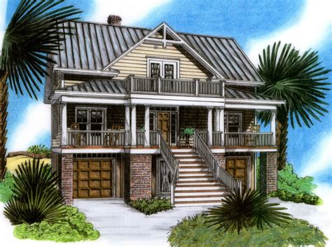 Plan 15019NC: Raised Beach House Delight in 2020 | Coastal house plans