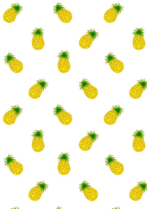 Free Printable Pineapple Pattern Paper Fruitysummer