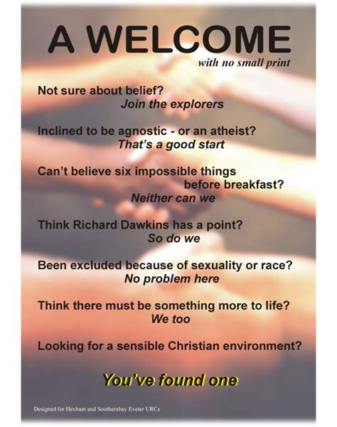 Religious Welcome Poems
