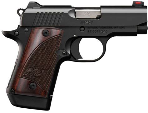 Kimber Micro Black Rosewood Pistol Mm In Barrel