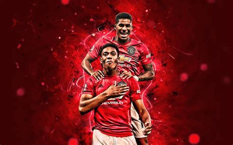 Manchester united manager ole gunnar solskjaer has. Download wallpapers Marcus Rashford, Anthony Martial, goal ...