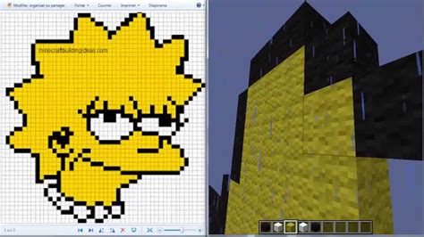 Pixel Art Simpson 2 Lisa Rockeur919 Youtube