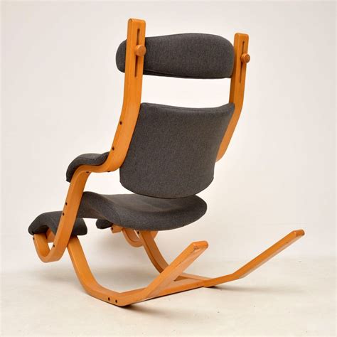 It is used though and is twenty years old. Stokke Gravity Balans Reclining Armchair by Peter Opsvik - Retrospective Interiors - Retro ...