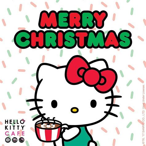 Hello Kitty Café Merry Christmas Ideias Criativas De Pintura Feliz