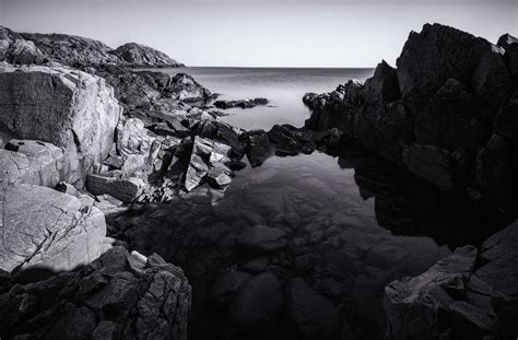 Hintergrundbilder Landschaft Weiß Schwarz Einfarbig Dunkel Meer
