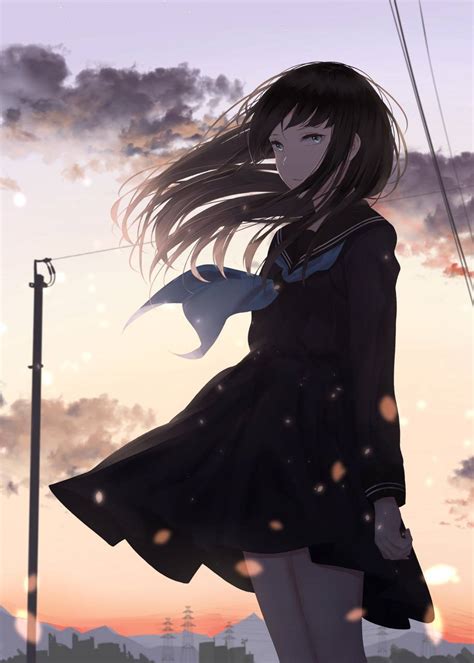 Aesthetic Sad Anime Girl Wallpapers Top Free Aesthetic Sad Anime Girl