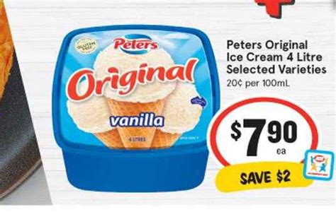 Peters Original Ice Cream Offer At Iga