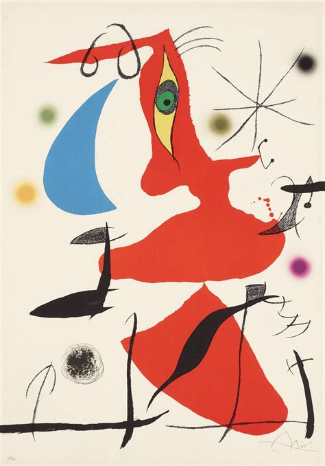 Joan MirÓ 1893 1983 Oda à Joan Miró One Plate Christies